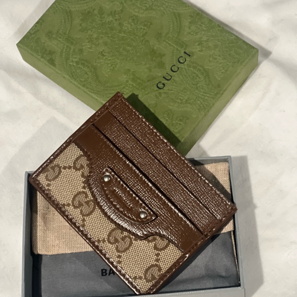 Gucci x Balenciaga Brown Card Holder